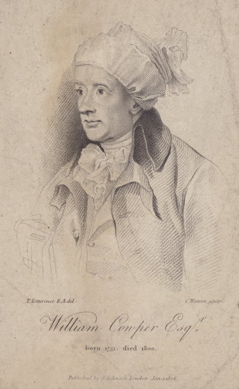 William Cowper, engelsk poet av Caroline Watson