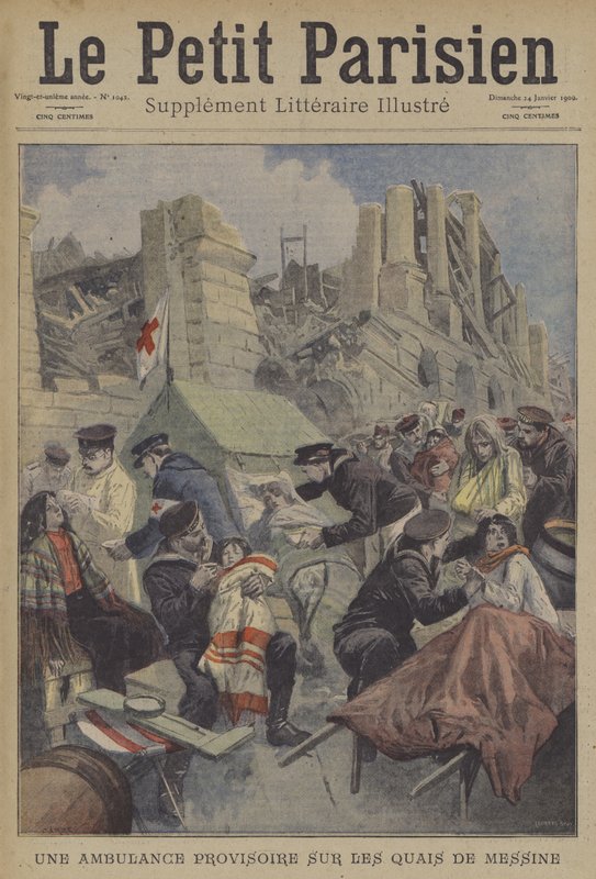 Jordbävningen i Messina 1908, Italien av Carrey