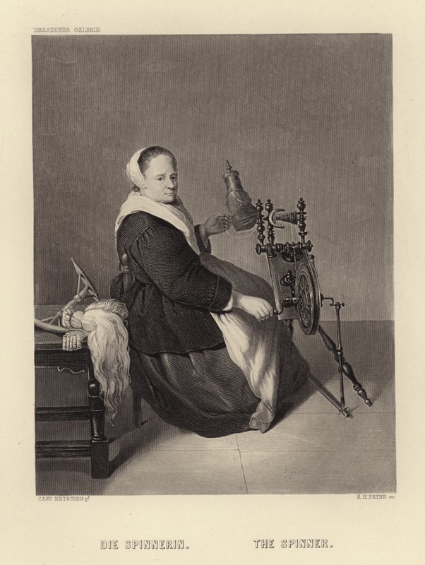 Spinnern av Caspar Netscher