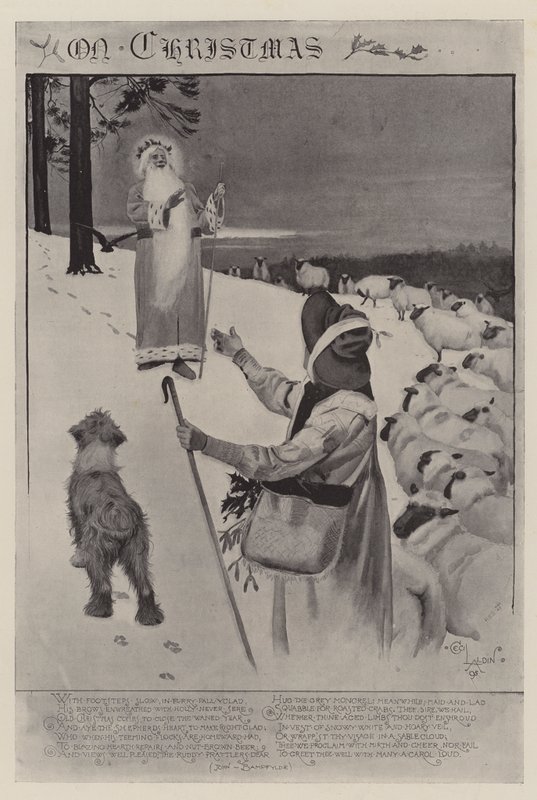 På jul av Cecil Charles Windsor Aldin