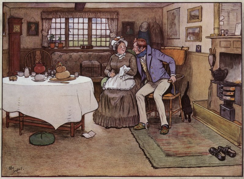 Illustration till The Pickwick Papers av Cecil Aldin av Cecil Charles Windsor Aldin