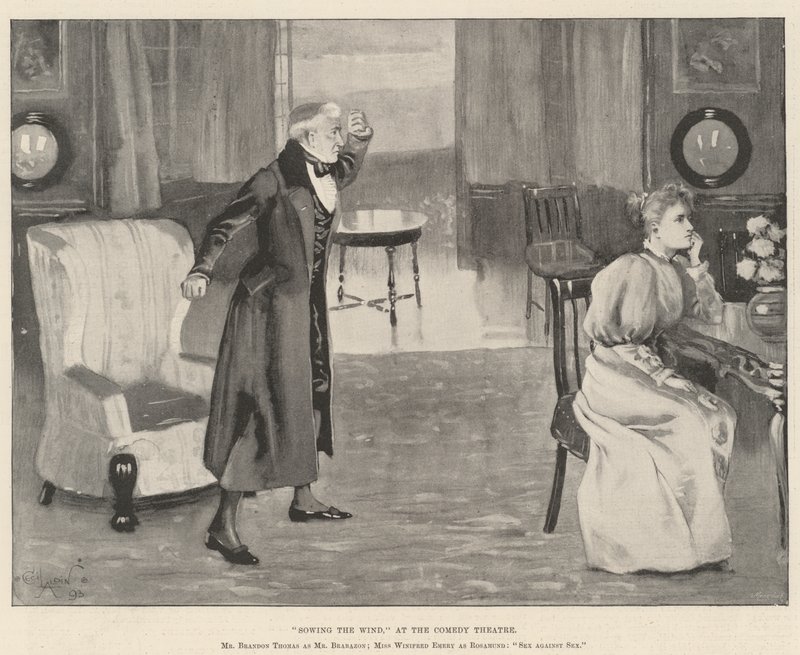 Sår vinden, på Comedy Theatre av Cecil Charles Windsor Aldin