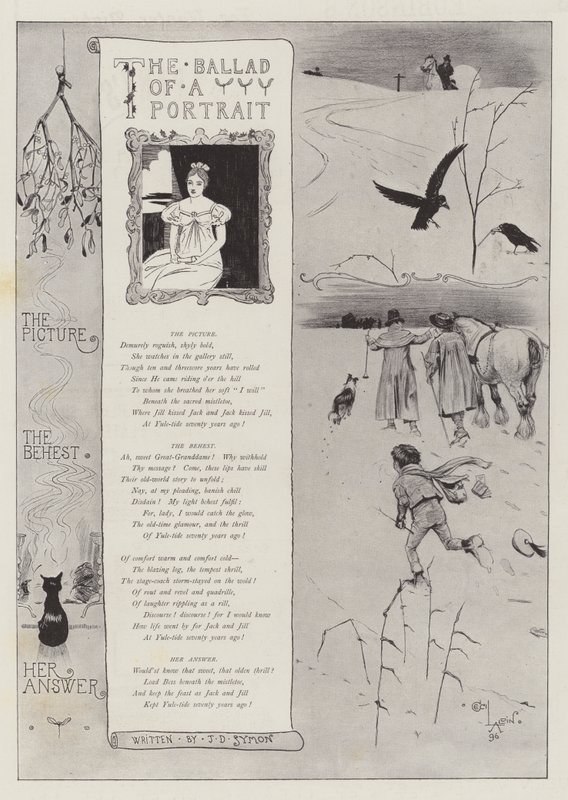 Balladen om ett porträtt av J D Symon av Cecil Charles Windsor Aldin