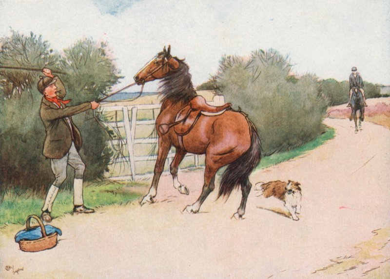 Så stod drengen af og gav ham et hårdt tæskevi av Cecil Charles Windsor Aldin