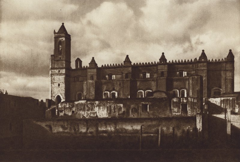 Mexiko: Tepeapa, klosterruin (s/v foto) av Cecile Seler Sachs