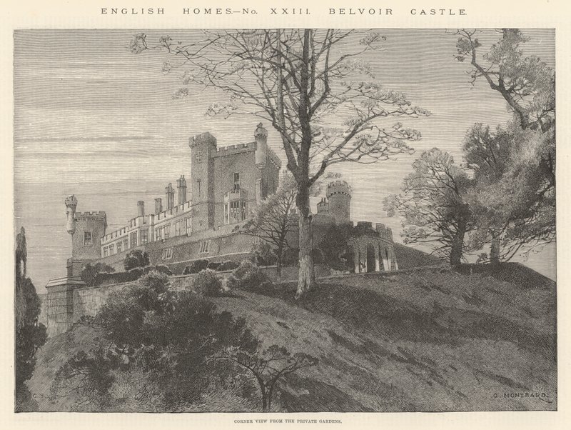Belvoir Castle av Charles Auguste Loye