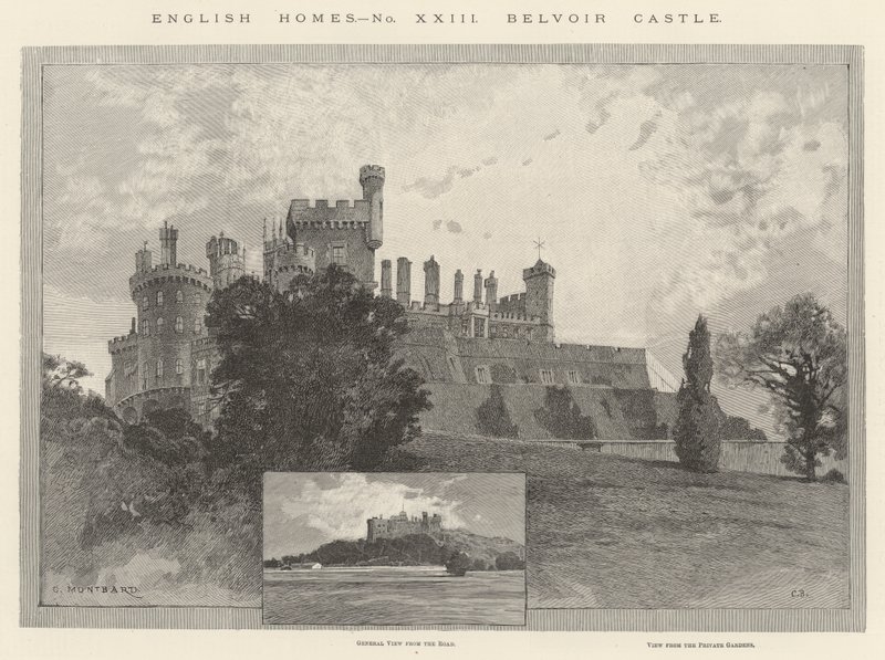 Belvoir slott av Charles Auguste Loye