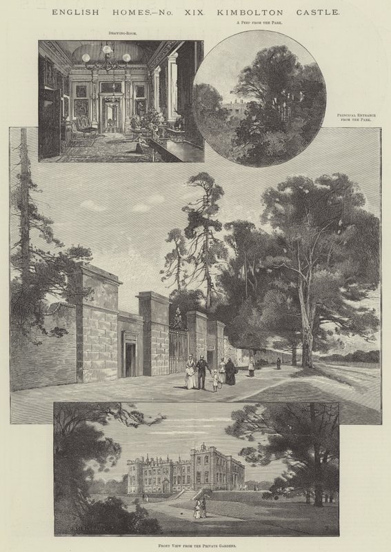 Kimboltons slott av Charles Auguste Loye
