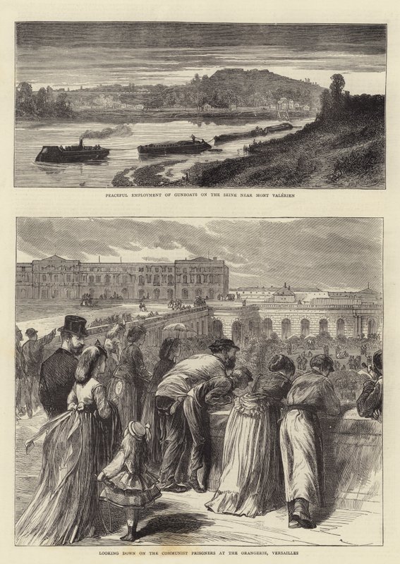 Mont Valerien, kommunistiska fångar i Versailles av Charles Auguste Loye