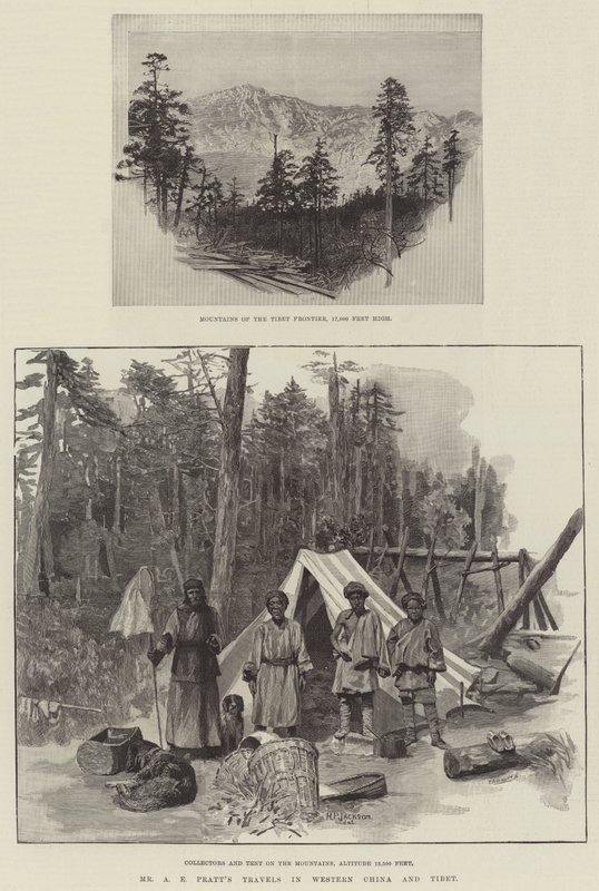Mr A E Pratts resor i västra Kina och Tibet av Charles Auguste Loye