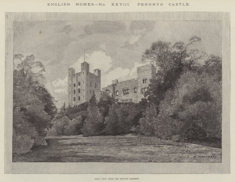 Penrhyns slott av Charles Auguste Loye