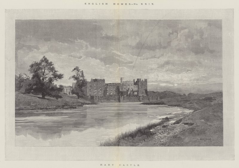 Raby slott av Charles Auguste Loye