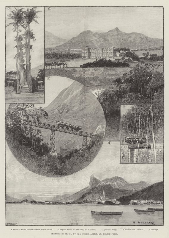 Skisser i Brasilien av Charles Auguste Loye