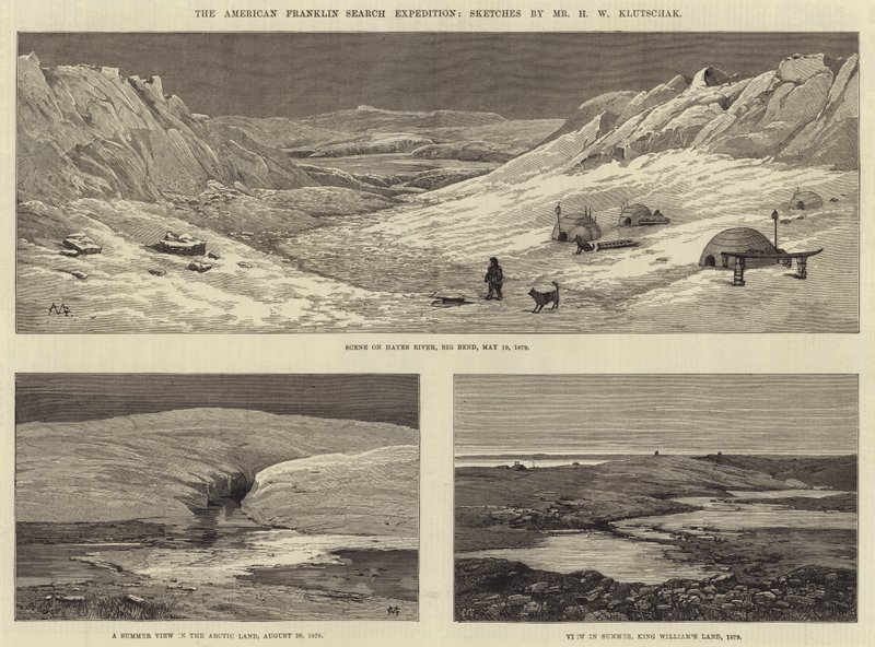 Den amerikanska Franklin-expeditionen av Charles Auguste Loye