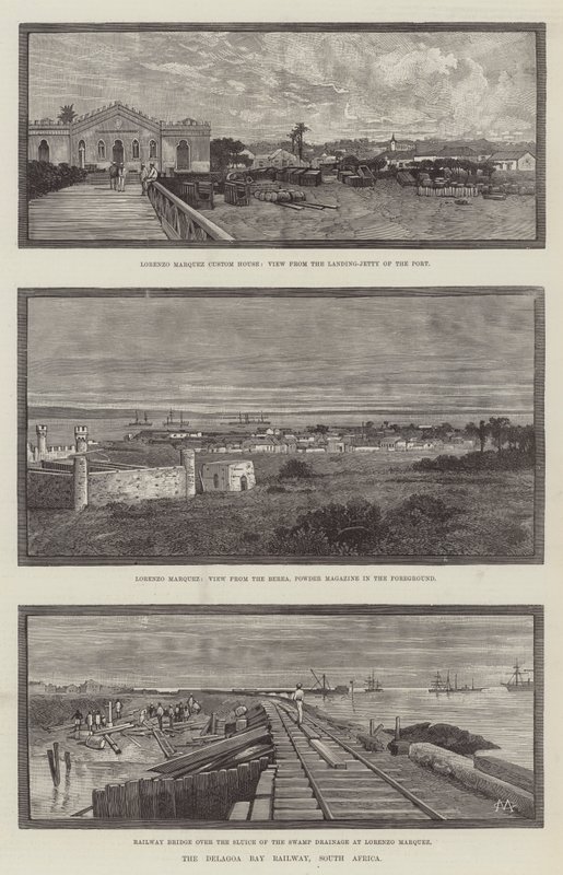 Delagoa Bay Railway, Sydafrika av Charles Auguste Loye