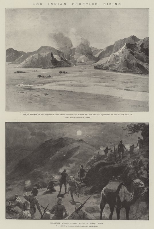 Indian Frontier Rising av Charles Auguste Loye