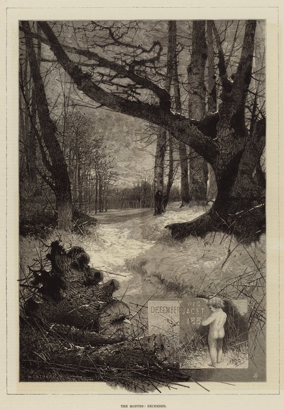 Månaderna, december av Charles Auguste Loye