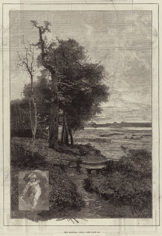 Månaderna, juli av Charles Auguste Loye