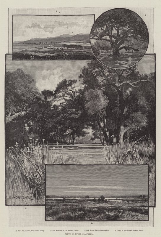 Utsikter i Lower California av Charles Auguste Loye