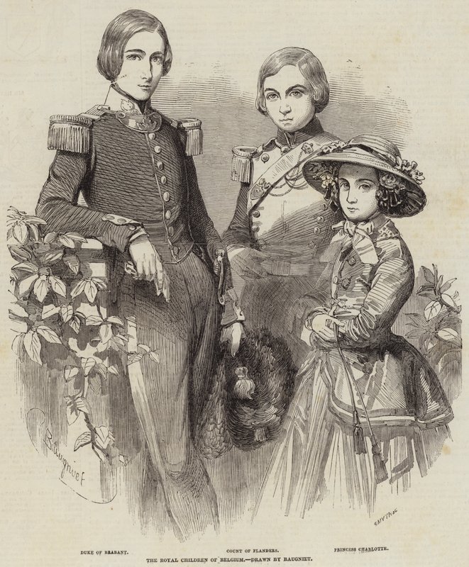 Belgiens kungliga barn av Charles Baugniet