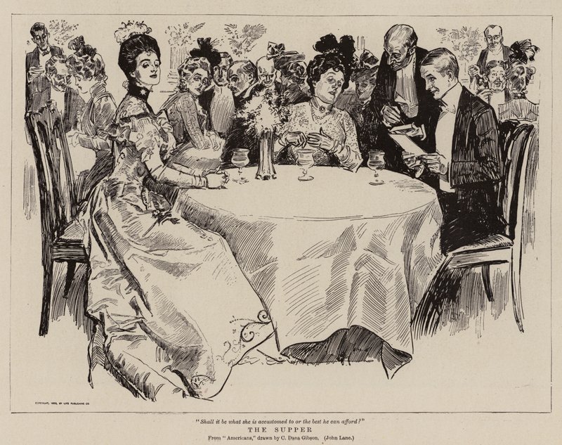 Nattvarden av Charles Dana Gibson