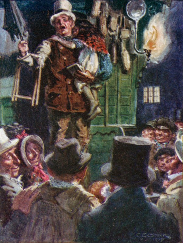 Illustration för Doctor Marigolds Recept av Dickens av Charles Edmund after Brock