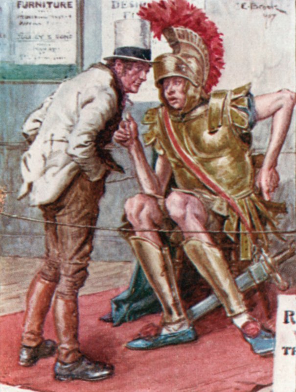 Illustration för Doctor Marigolds Recept av Dickens av Charles Edmund after Brock