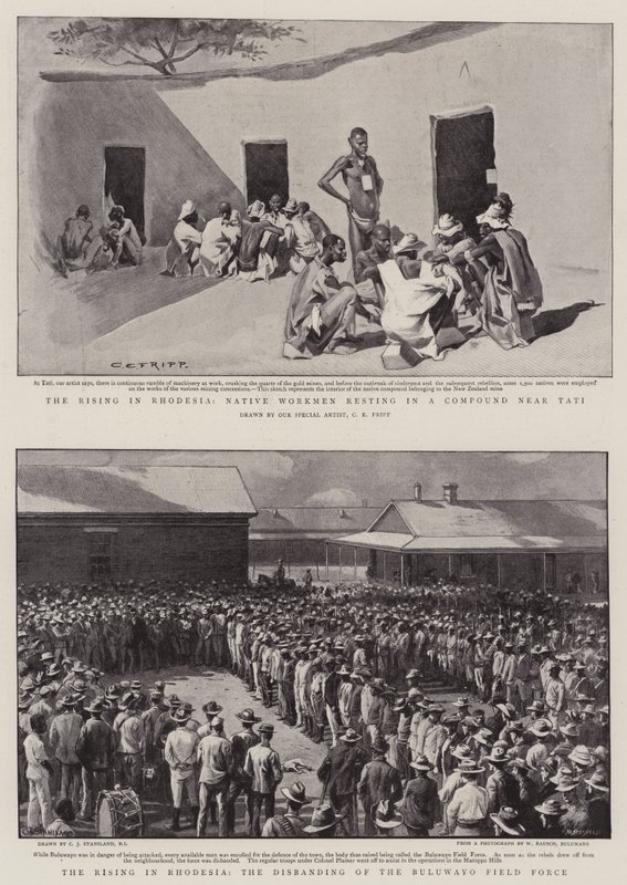 Resningen i Rhodesia av Charles Edwin Fripp