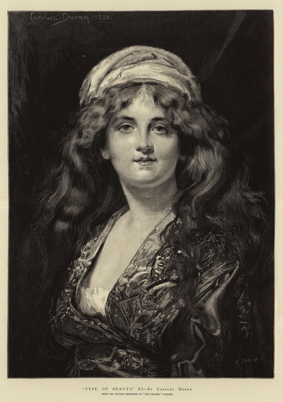 Typ av skönhet, XI av Charles Emile Auguste Carolus Duran
