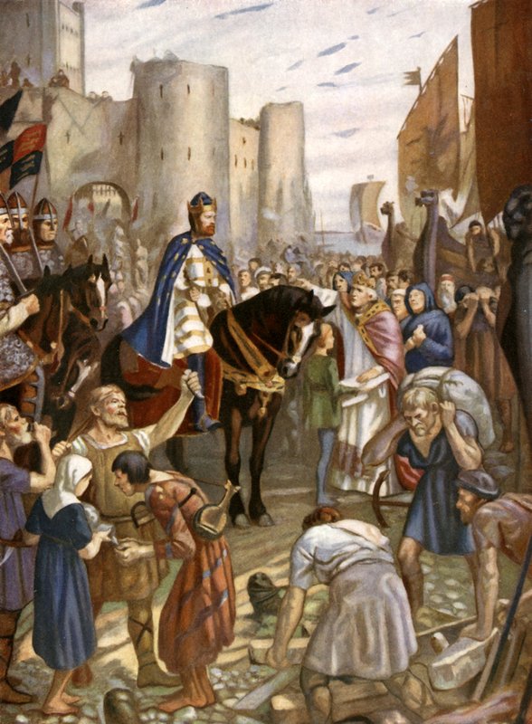 William Rufus vid Tower of London av Charles Goldsborough Anderson