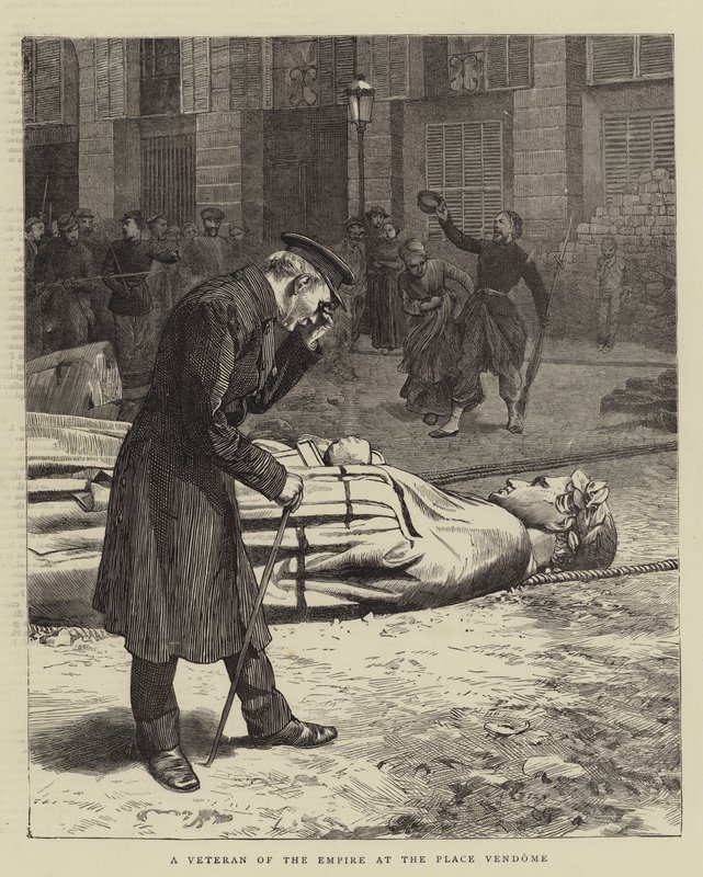 En veteran från imperiet på Place Vendome av Charles Green