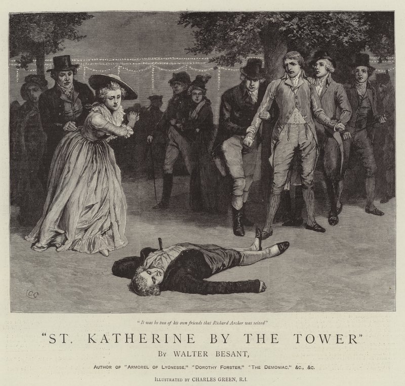 St Katherine vid tornet av Charles Green