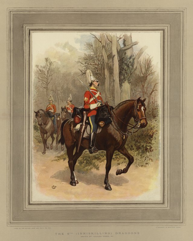 De 6:e (Inniskilling) dragonerna av Charles Green