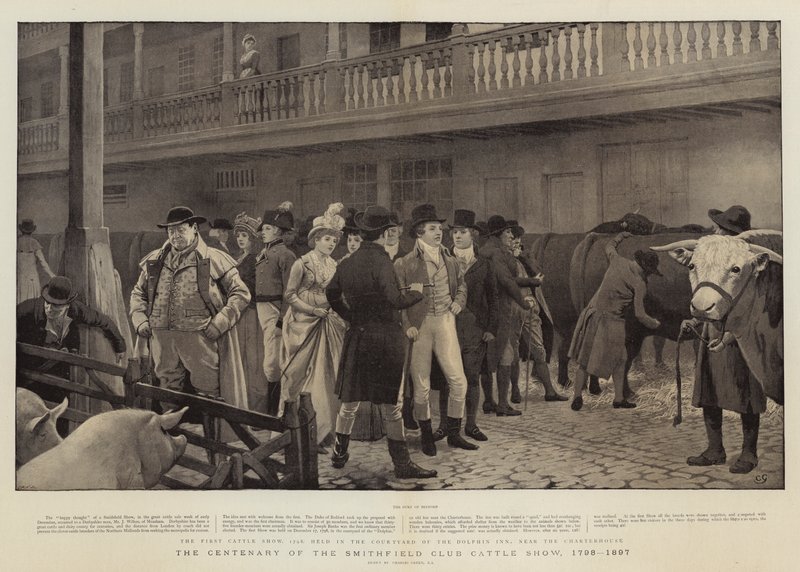 Hundraårsjubileet av Smithfield Club Cattle Show, 1798-1897 av Charles Green