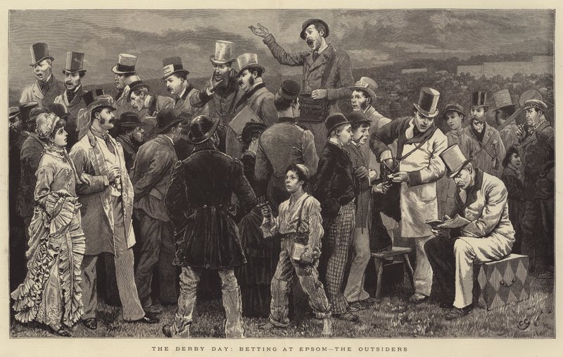 Derby Day, vadslagning på Epsom, Outsiders av Charles Green
