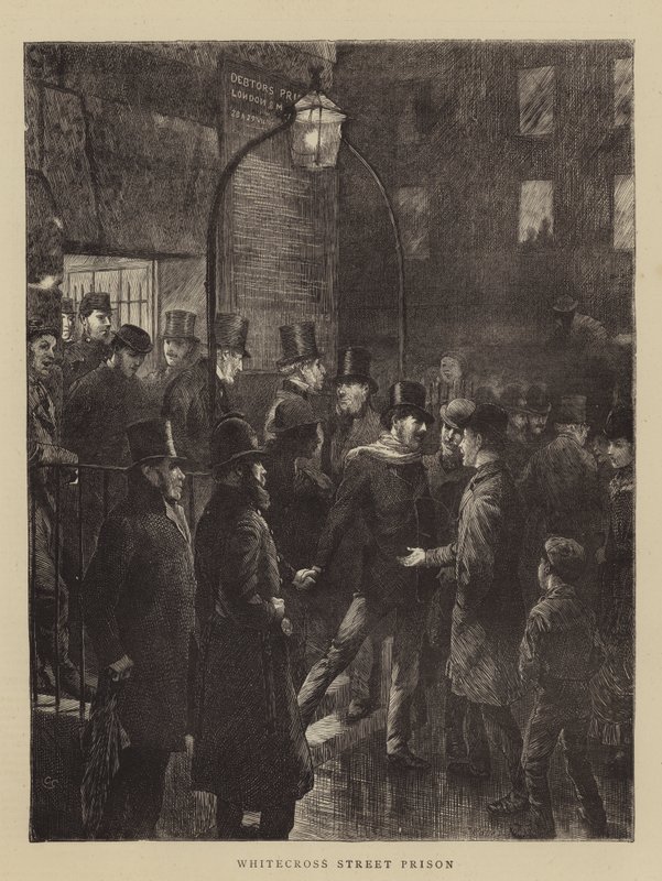 Whitecross Street fängelse av Charles Green