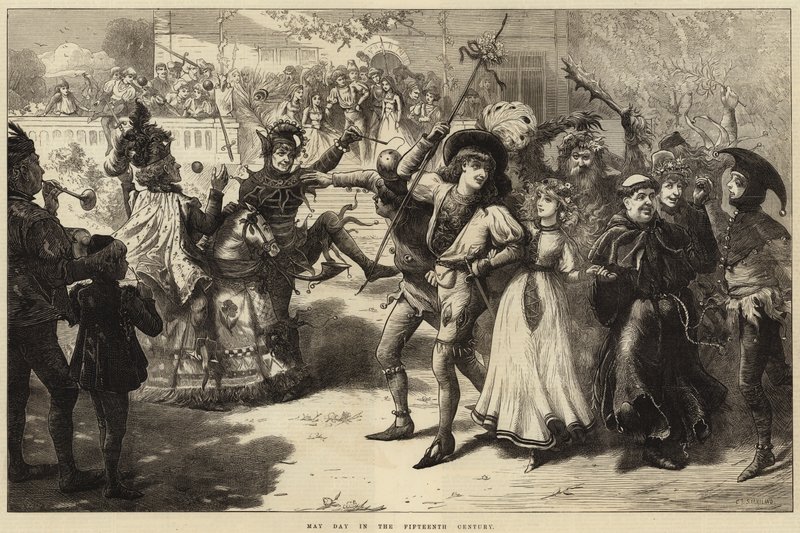 första maj i det femtonde århundradet av Charles J. Staniland