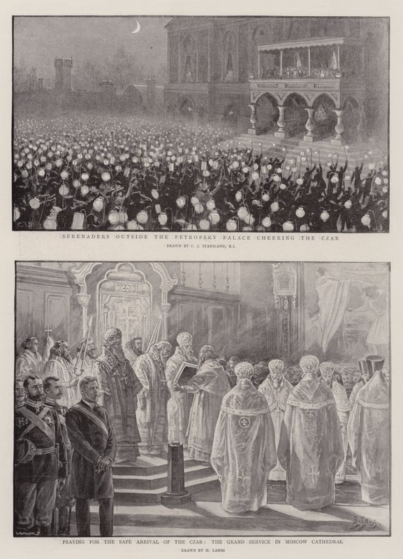 Tsarens kröning av Charles J. Staniland