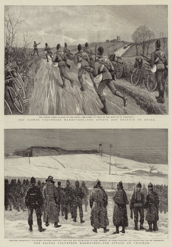 Påskens volontärmanövrar av Charles J. Staniland
