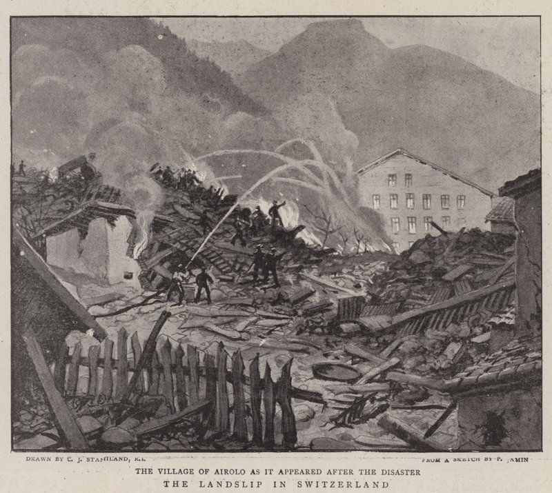 Jordfallet i Schweiz av Charles J. Staniland