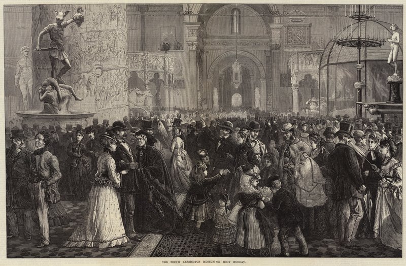 South Kensington Museum på pingstmåndagen av Charles J. Staniland