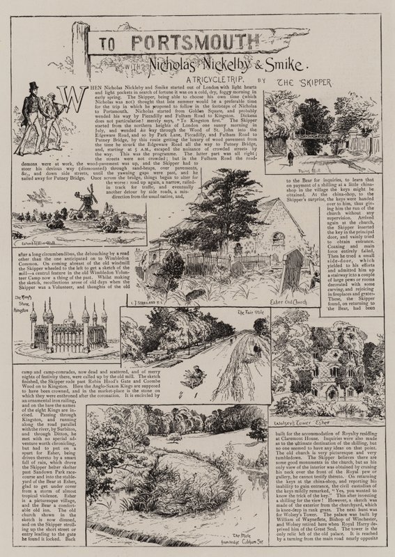 Till Portsmouth med Nicholas Nickleby och Smike av Charles J. Staniland