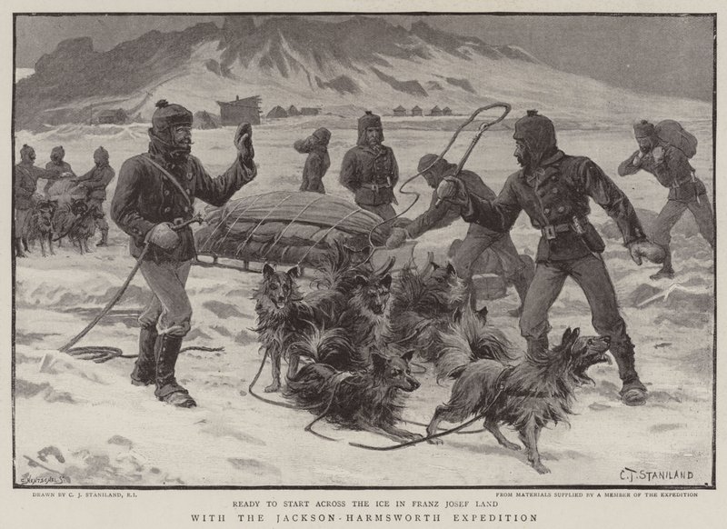 Med Jackson-Harmsworth-expeditionen av Charles J. Staniland