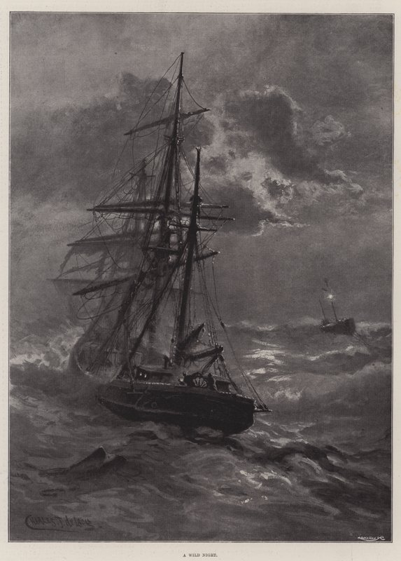 En vild natt av Charles John de Lacy