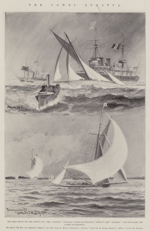 Cowes Regatta av Charles John de Lacy