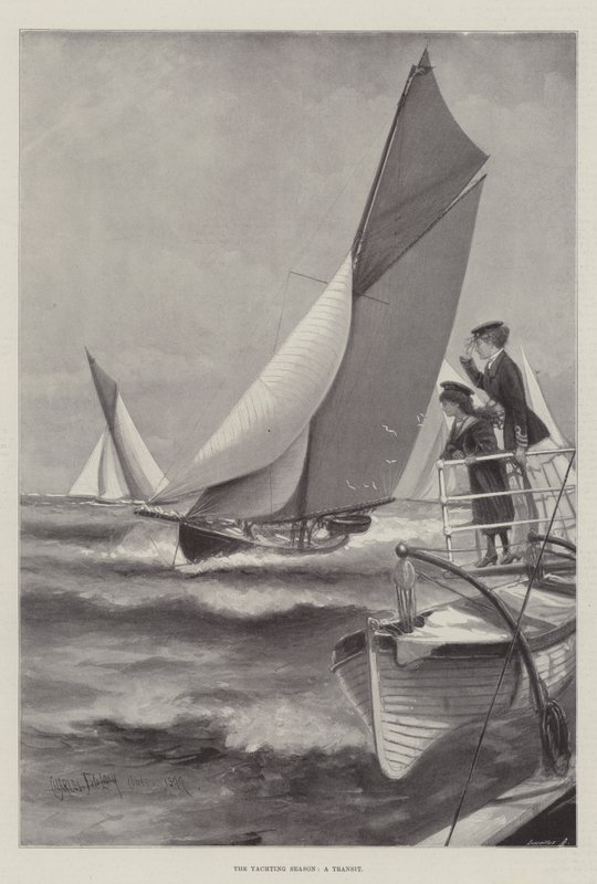 Yachtsäsongen, en transit av Charles John de Lacy