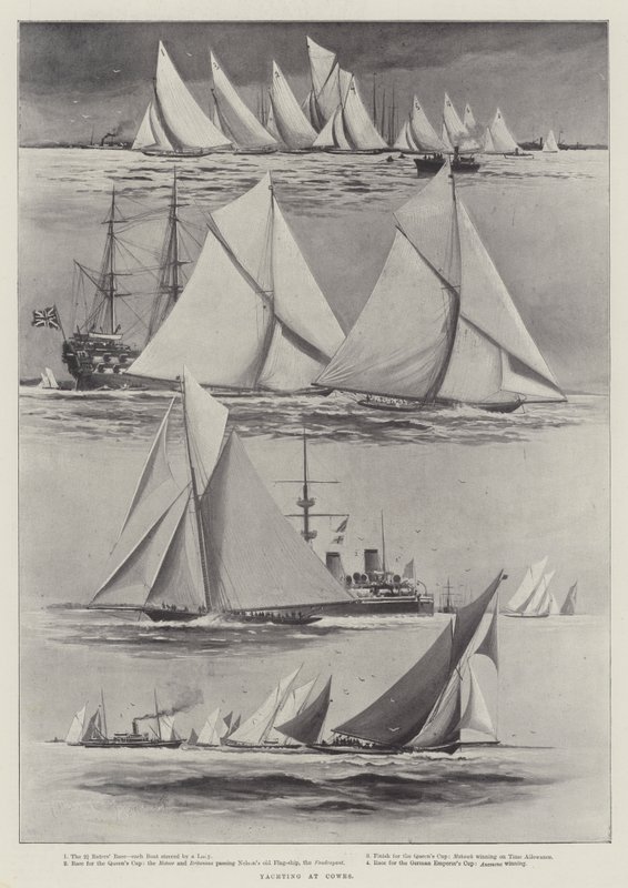 Segling i Cowes av Charles John de Lacy