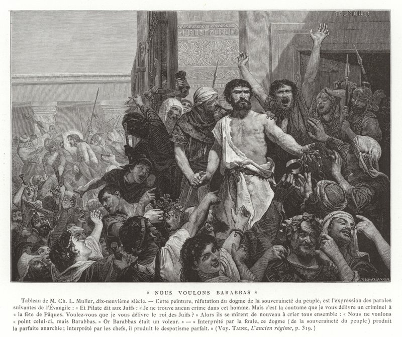 Vi vill ha Barabbas av Charles Louis Lucien Muller