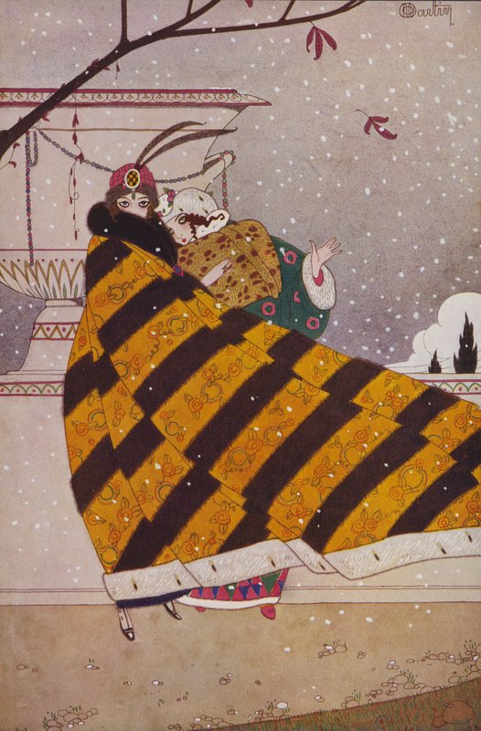 Art Deco modeplatta av Charles Martin