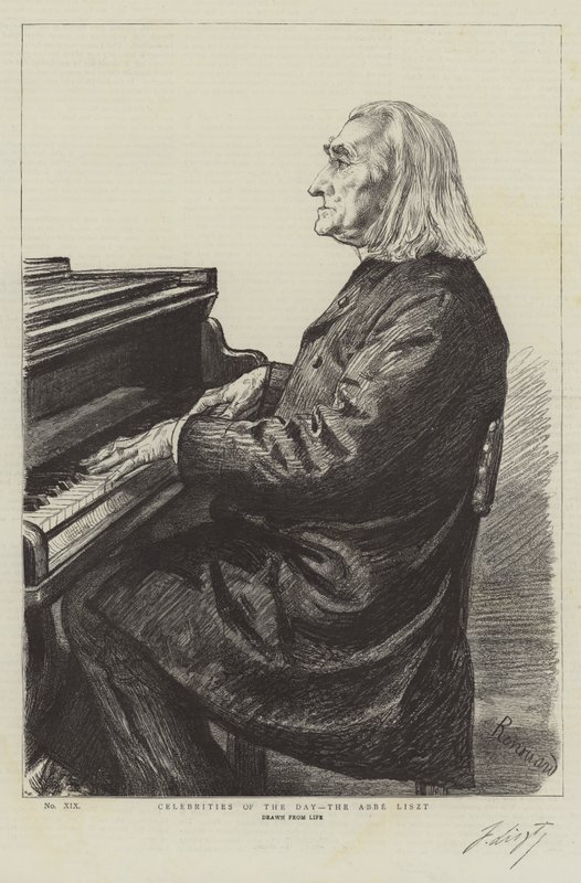 Dagens kändisar, Abbe Liszt av Charles Paul Renouard